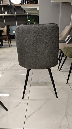 Стул на металлокаркасе Texas 3 поворотный темно-серый / черный из шоурума 2